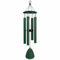 Windspiel 80 cm aus Metall Grün mit Klangröhren für Garten und Balkon