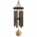 Windspiel 80 cm aus Metall und Holz in Braun Bronze mit tiefem Klang